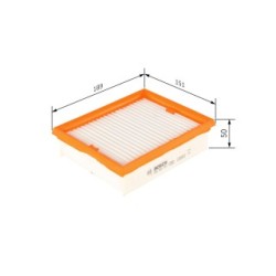Filtre à air BOSCH F026400304 pour FIAT, SUZUKI SEDICI, SX4 OE 71750588 BOSCH