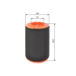 Air Filter BOSCH F026400370 OE Ref 1444 SF