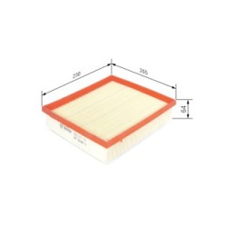 Filtre à air BOSCH F026400374 pour BMW OE 13718511668 BOSCH