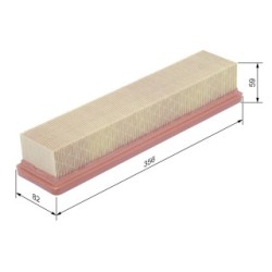 Air Filter BOSCH F026400387 OE Ref 1654600Q0B