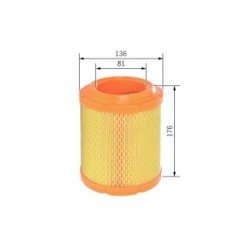 Filtre à air BOSCH F026400413 pour DODGE, JEEP CALIBER, COMPASS, PATRIOT BOSCH