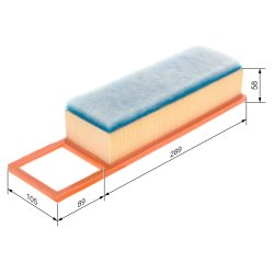 Filtre à air BOSCH F026400428 pour CITROËN, PEUGEOT OE 9804875680