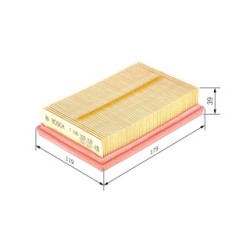 Air Filter BOSCH F026400438 OE Ref 16 124 967 80