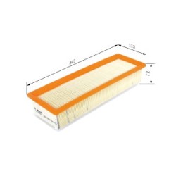 Filtre à air BOSCH F026400459 pour BMW OE 13718570043 BOSCH