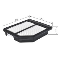 Air Filter BOSCH F026400472 OE Ref 17220-RNA-Y00