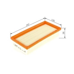 Filtre à air BOSCH F026400510 pour CITROËN, PEUGEOT, TOYOTA OE B000754480 BOSCH