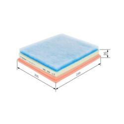 Filtre à air BOSCH F026400511 pour CITROËN, DS, VAUXHALL, PEUGEOT, TOYOTA BOSCH