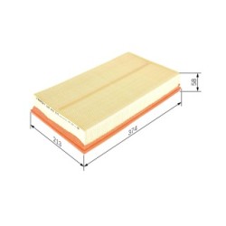 Filtre à air BOSCH F026400515 pour AUDI, CUPRA, SKODA, VW OE 3Q0129620 BOSCH