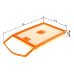 Filtre à air BOSCH F026400543 pour AUDI, SEAT, SKODA, VW OE 6C0129620D BOSCH