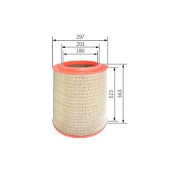 Air Filter BOSCH F026400552 OE Ref A 004 094 37 04
