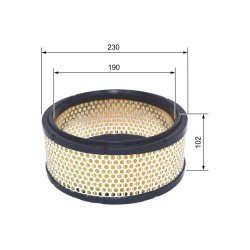 Filtre à air BOSCH F026400606 OE 4567254