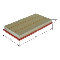 Filtre à air BOSCH F026400704 pour MERCEDES SPRINTER OE A9105281500 BOSCH