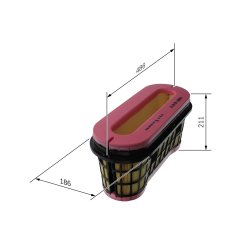 Filtre à air BOSCH F026400725 pour MERCEDES ACTROS, ANTOS, AROCS BOSCH