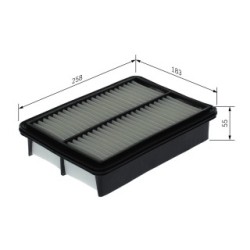 Filtre à air BOSCH F026400747 pour MAZDA 3, CX-30 OE PAH9-13-3A0 BOSCH