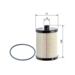 Filtre à carburant BOSCH F026402005 pour VOLVO, VW OE 30671010 BOSCH