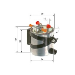 Fuel Filter BOSCH F026402016 OE Ref 82 00 462 324