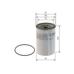 Fuel Filter BOSCH F026402118 OE Ref 20480593