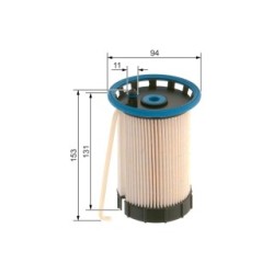 Fuel Filter BOSCH F026402248 OE Ref 7N0127177A