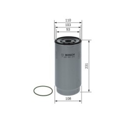 Filtre à carburant BOSCH F026402279 pour MERCEDES OE A96047000003 BOSCH