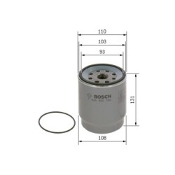 Filtre à carburant BOSCH F026402794 pour camions RENAULT, VOLVO OE 21017305 BOSCH