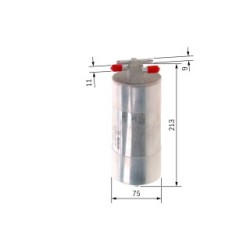 Fuel Filter BOSCH F026402845 OE Ref 4F0 127 401 G