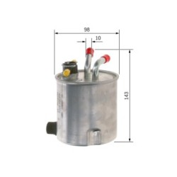 Fuel Filter BOSCH F026402849 OE Ref 16400 EC00B BOSCH