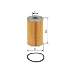 Filtre à carburant BOSCH F026402858 OE 1-87810-976-0 BOSCH