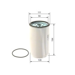 Filtre à carburant BOSCH F026402865 pour VOLVO FH, FH16, FM OE 20782330 BOSCH