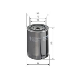 Filtre à huile BOSCH F026407004 pour AUDI, SEAT, SKODA, VW OE 068115561F BOSCH