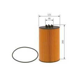 Filtre à huile BOSCH F026407051 pour MAN, NEOPLAN, TEMSA, VISEON OE 51055040107 BOSCH