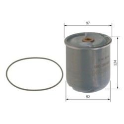 Filtre à huile BOSCH F026407060 pour IRISBUS, RENAULT TRUCKS OE 5001021174 BOSCH