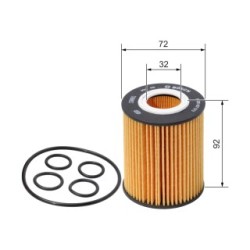 Oil Filter BOSCH F026407073 OE Ref 5650375