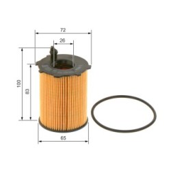Oil Filter BOSCH F026407159 OE Ref 55224598 BOSCH