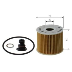Oil Filter BOSCH F026407308 OE Ref 263202U000