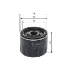 Oil Filter BOSCH F026407351 OE Ref FH1 040 BOSCH