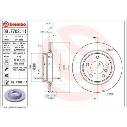 Brake Disc BREMBO 09.7702.11