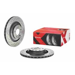Disque de frein BREMBO 09.8842.2X pour AUDI A6, A6L OE 4F0615601D BREMBO