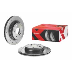 Disque de frein BREMBO 09.A760.1X pour MERCEDES CLASSE C, CLASSE E BREMBO