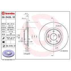 Kit de disques de frein BREMBO KT08014 pour HYUNDAI, KIA KONA, NIRO BREMBO