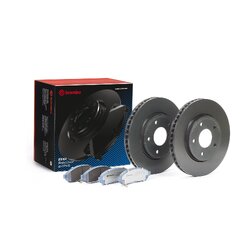 Brake Disc Kit BREMBO KT08017 OE Ref 402063NL0A