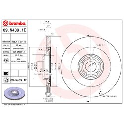 Kit de disques de frein BREMBO KT08026 pour FORD MUSTANG BREMBO