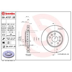 Kit de disques de frein BREMBO KT08032 pour RENAULT KANGOO BREMBO