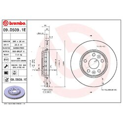 Kit de disques de frein BREMBO KT08036 pour RENAULT KANGOO BREMBO