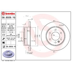 Brake Disc Kit BREMBO KT10028 OE Ref 9074208101