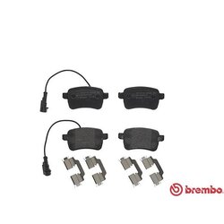 Jeu de plaquettes de frein BREMBO P23133 pour ALFA ROMEO, DODGE GIULIETTA, DART BREMBO