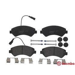 Plaquettes de frein BREMBO P23136 pour CITROËN, FIAT, VAUXHALL, PEUGEOT BREMBO