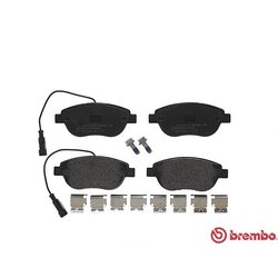 Jeu de plaquettes de frein BREMBO P23137 pour ABARTH, FIAT, VAUXHALL BREMBO