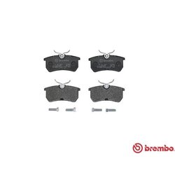 Jeu de plaquettes de frein BREMBO P24047 pour FORD FIESTA, FOCUS BREMBO