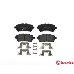 Jeu de plaquettes de frein BREMBO P24072 pour FORD, MAZDA, TOYOTA BREMBO