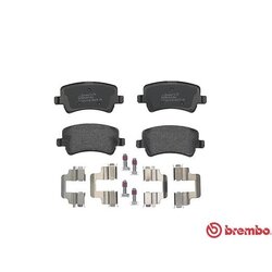 Jeu de plaquettes de frein BREMBO P24078 pour FORD, LAND ROVER, VOLVO et plus encore... BREMBO
